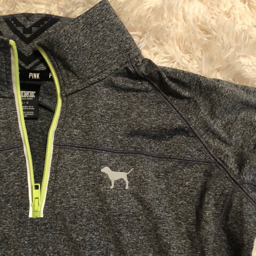 VS PINK quarter zip pull over